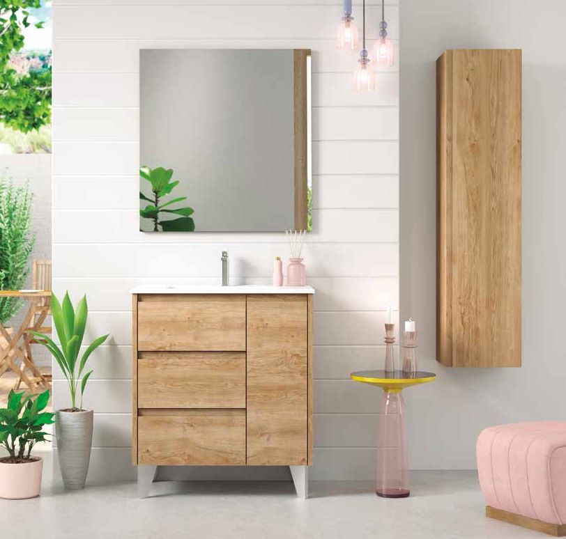 Mueble VENECIA 80 Roble Natural