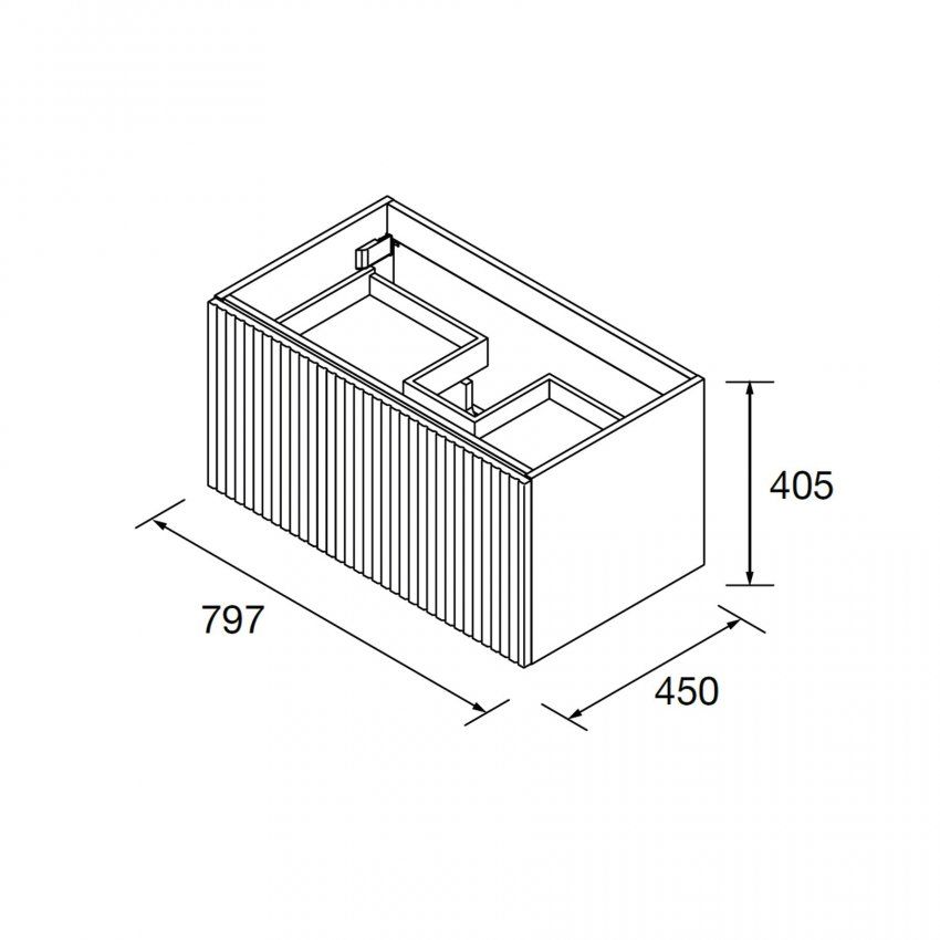 Mueble BIBA 80