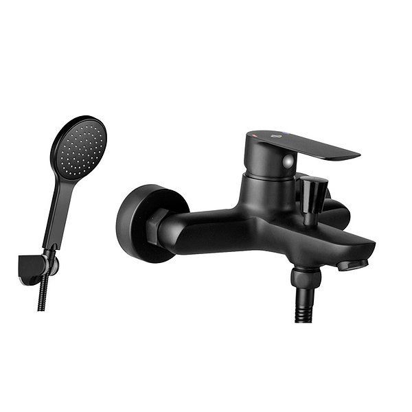 Grifo bañera monomando CASSIO NEGRO