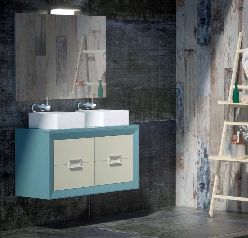 Mueble L GANT 100 Azul lago / Panna