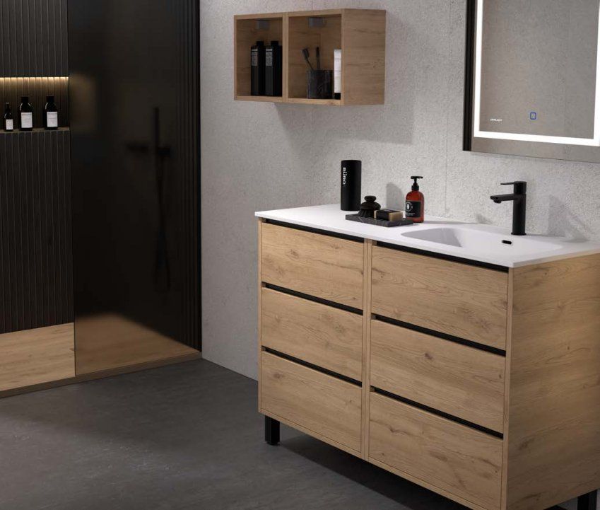 Mueble VESUBIO 120 (60+60) Gold