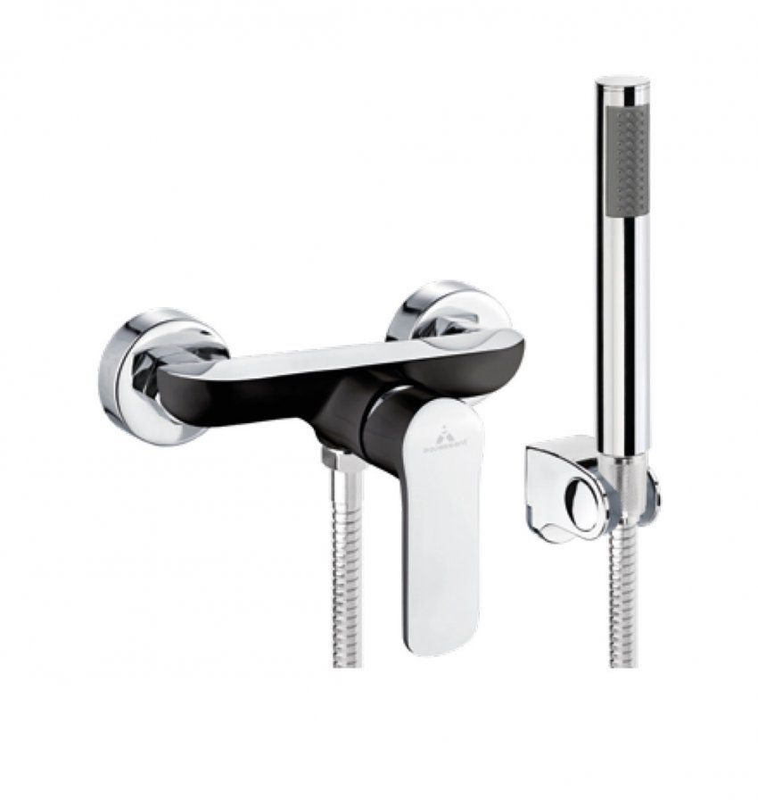 Grifo ducha monomando MISURI CROMO / NEGRO