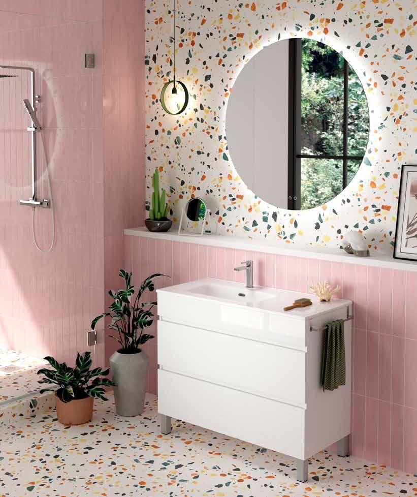 Mueble LYON 100 Blanco Brillo