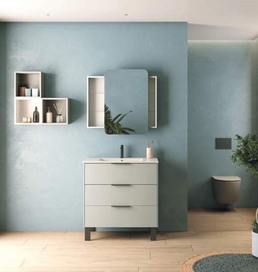 Mueble ALBORÁN 80 Gris Nube Mate