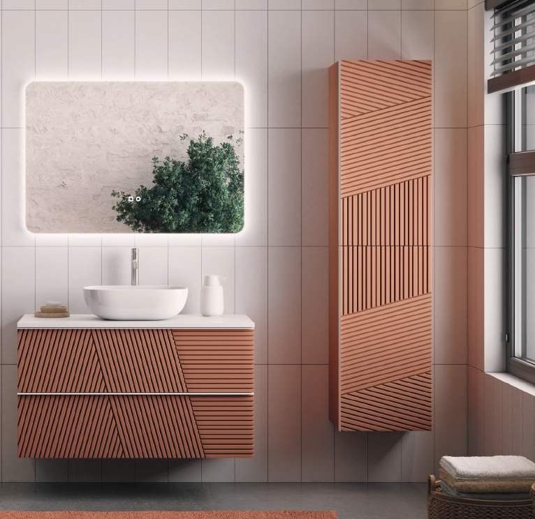 Mueble RAYAS 100 Terracota Mate