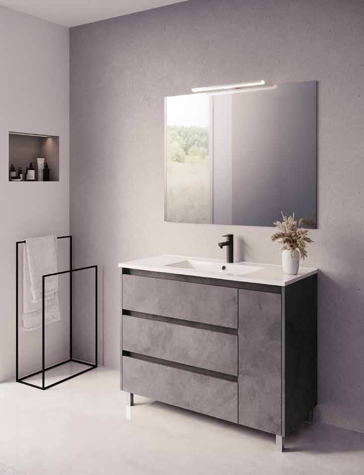 Mueble SEVILLA 100 Cemento