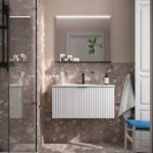 Mueble BIBA 80 White Cotton