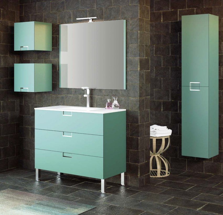 Mueble LUNA 100 Verde mar