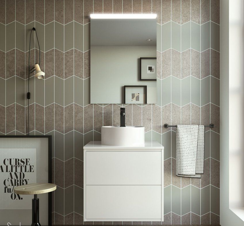 Mueble OPTIMUS 60 White satin