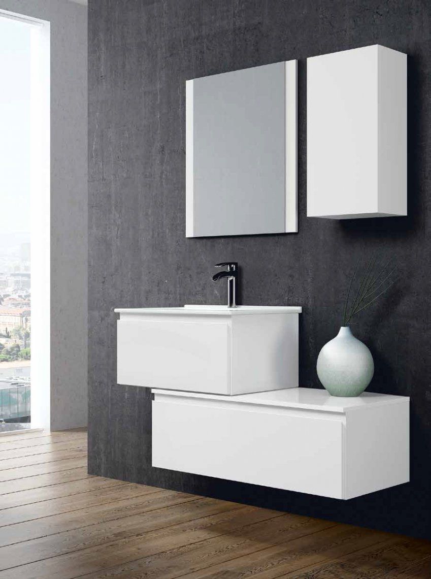 Mueble YUBA MODULAR 60+80 Blanco