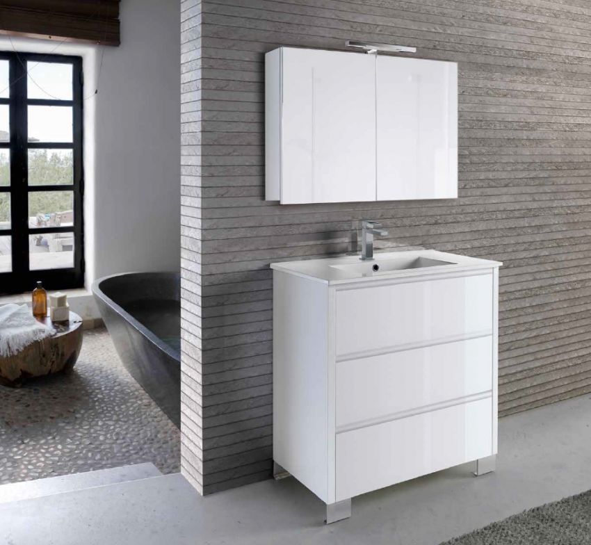 Mueble TEBAS Blanco Brillo