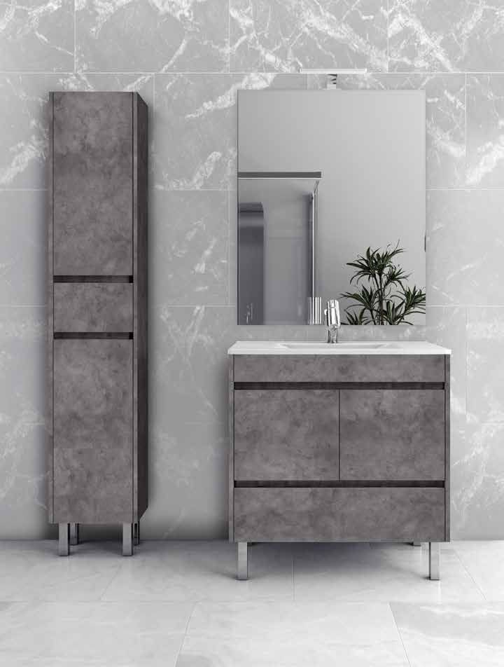 Mueble VOLGA 80 Cemento