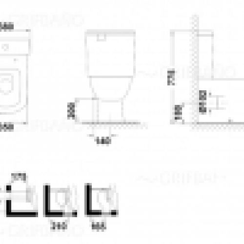 inodoro smart compacto   medidas