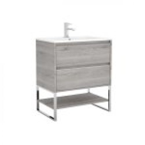 Mueble S40 con patas cromo + balda
