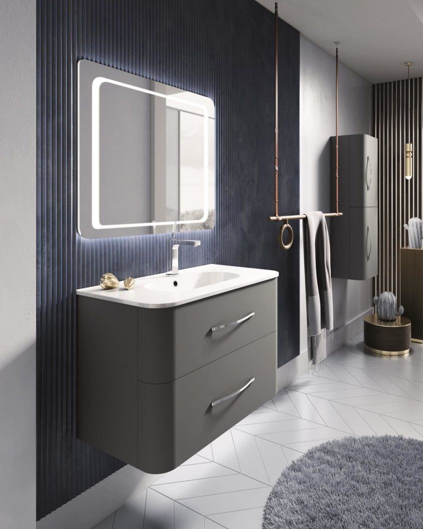 Mueble HARLEM 80 Gris mate