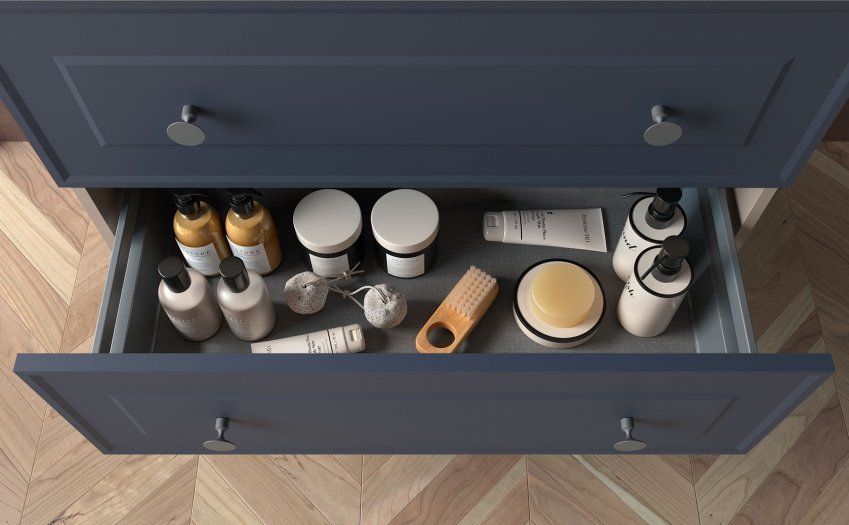 Mueble RENOIR Cajón "Pomo Style. Acabado Silver"