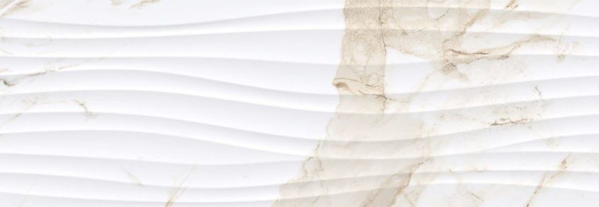 Azulejo rectificado 30x90 Relief Marshall Gold