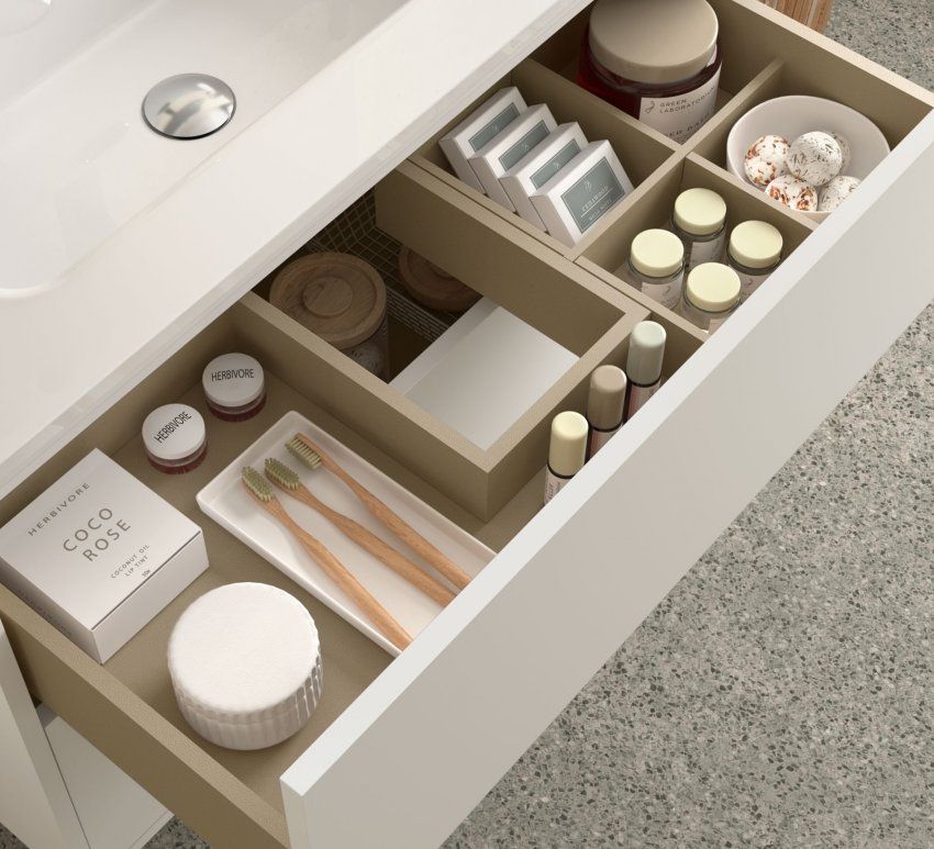 Mueble OPTIMUS White satin