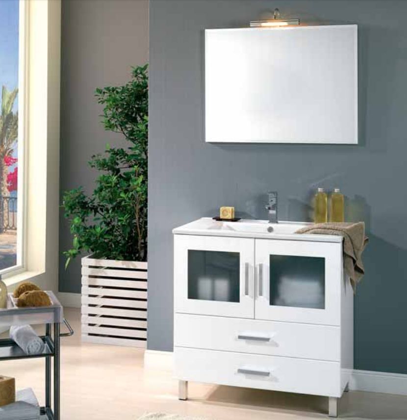 Mueble MENORCA 70 Blanco brillo