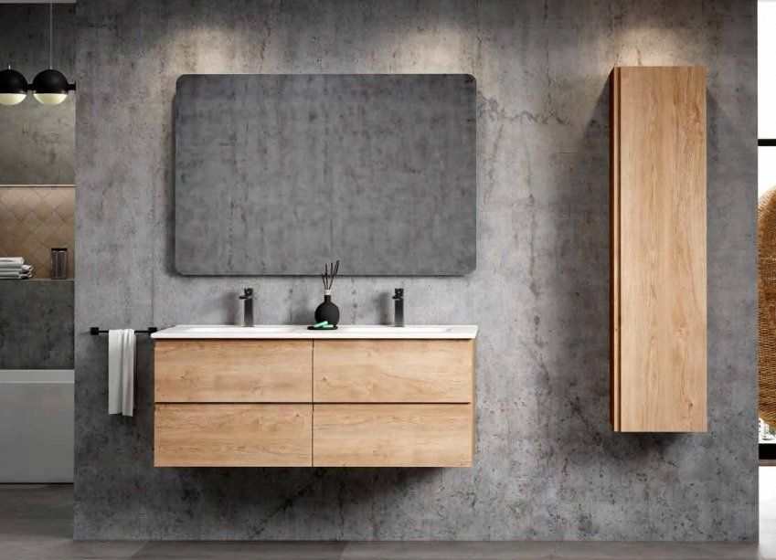 Mueble NAPOLES 120 (60+60) Roble Natural