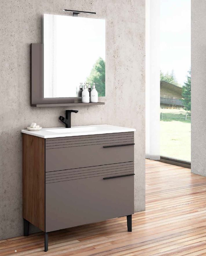 Mueble CALM 80 Siroko / Cementino Mate