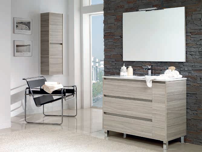 Mueble NATURA MODULAR "Uñero recto" 100 (80+20) Stela
