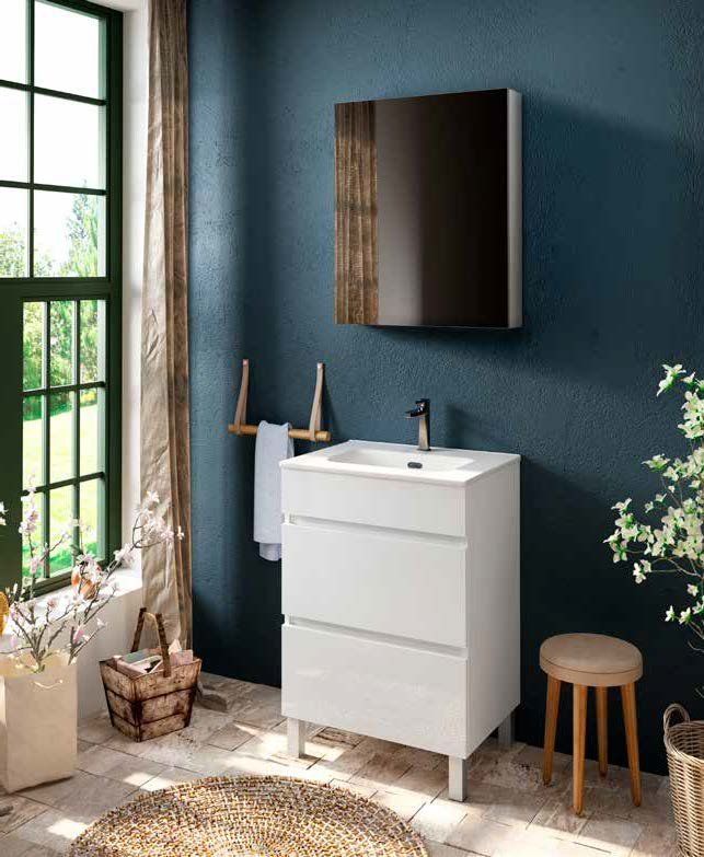 Mueble LYON 60 Blanco Brillo