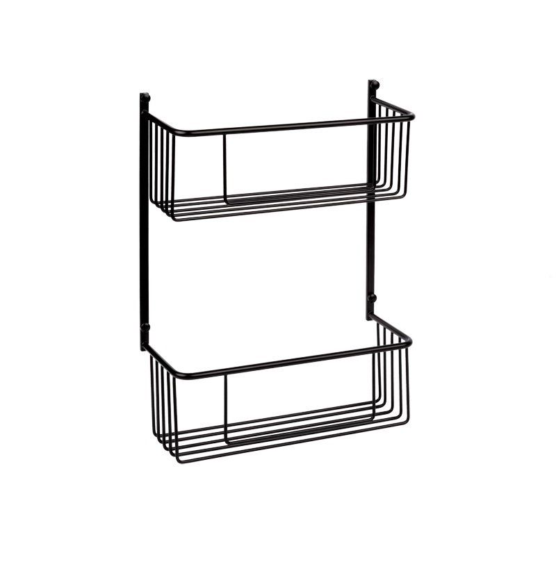 Estanteria doble negra AC 195
