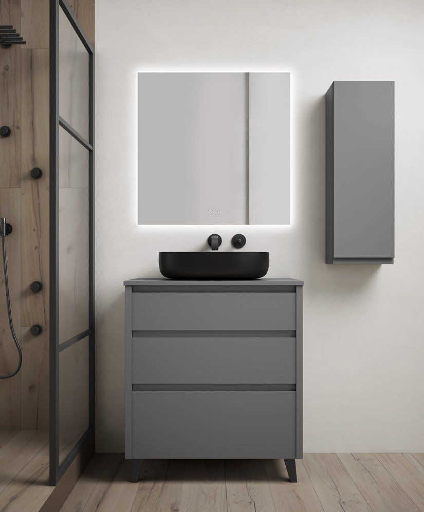 Mueble GISELA 80 Gris Londres Mate
