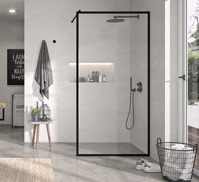 Panel fijo FRESH NEGRO BORDE