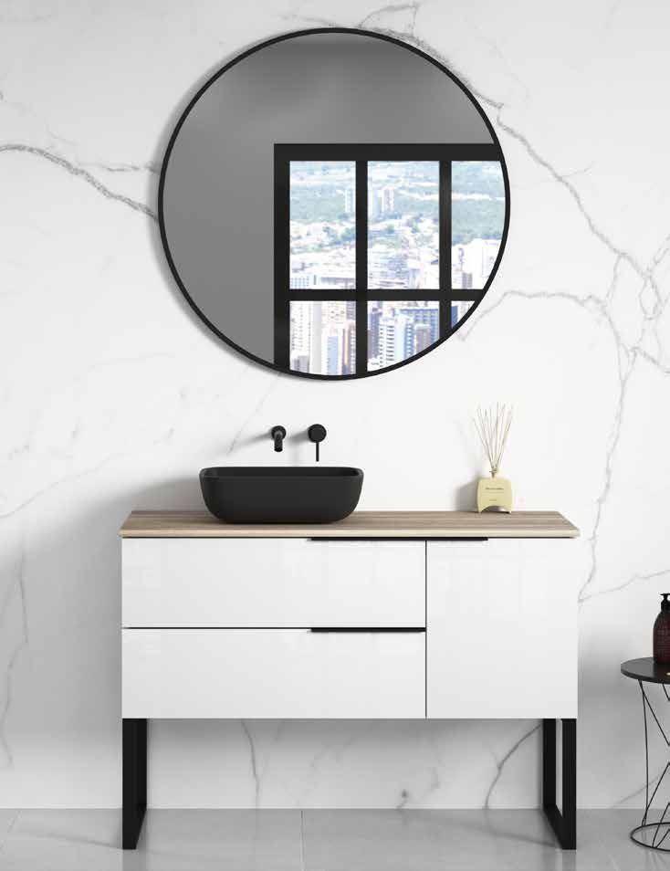 Mueble ILLORA 120 Blanco Brillo