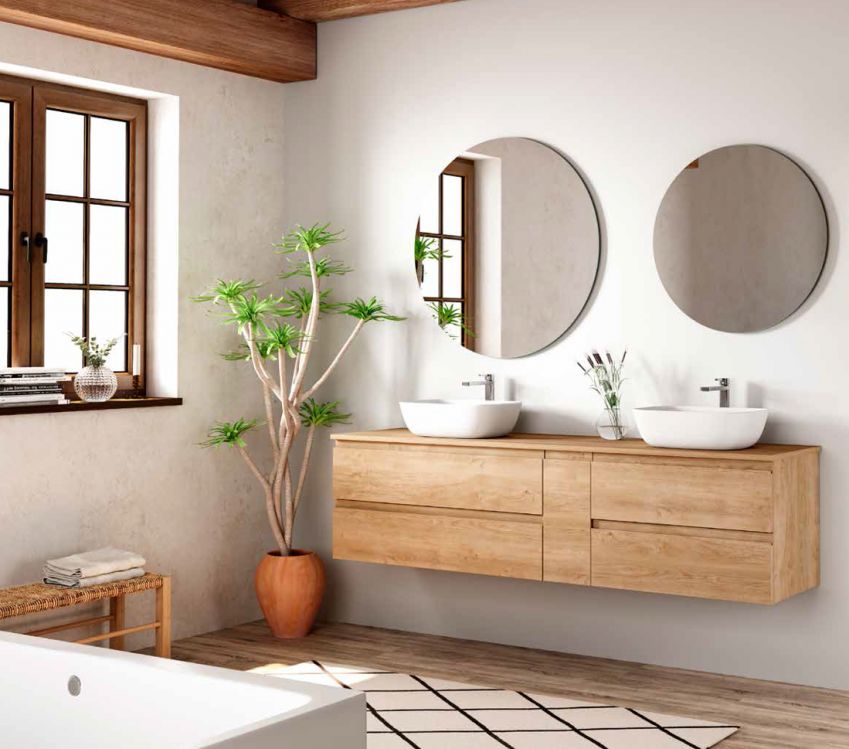 Mueble NAPOLES MODULAR 190 Roble Natural