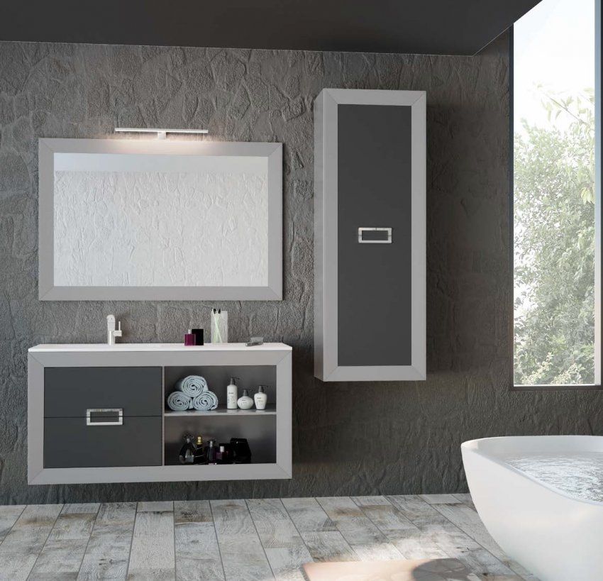 Mueble L GANT 120 Griss / Frente Grafito