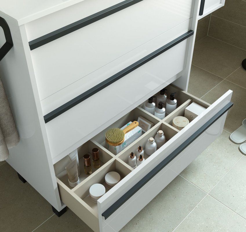 Mueble ATTILA 60 White satin