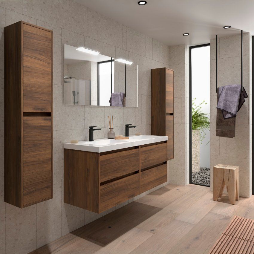 Mueble NOJA 140 (70+70) Nogal Maya