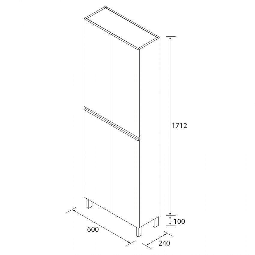 Columna infinity 181x60x24