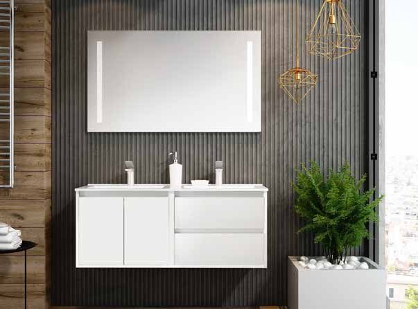 Mueble CANADÁ MODULAR 120 Blanco Brillo