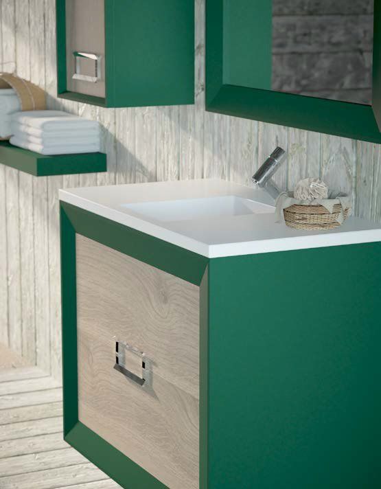 Mueble L GANT 80 Verde botella / Niágara