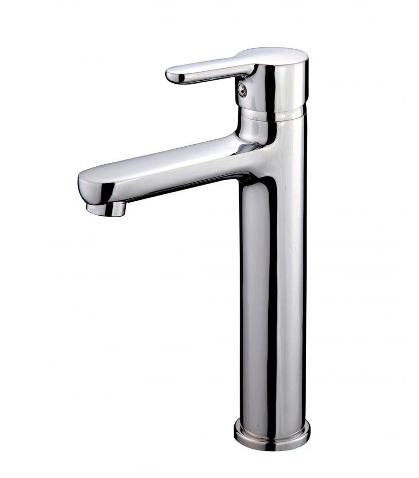 Grifo lavabo caño alto GOLF CROMO