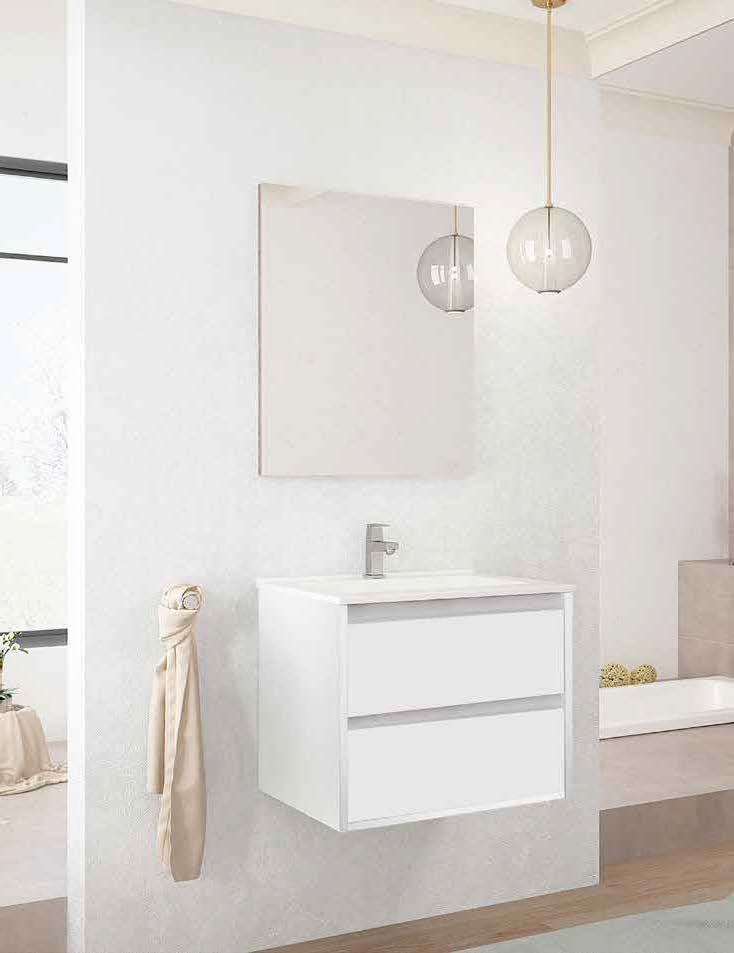 Mueble CANADÁ 60 Blanco Brillo