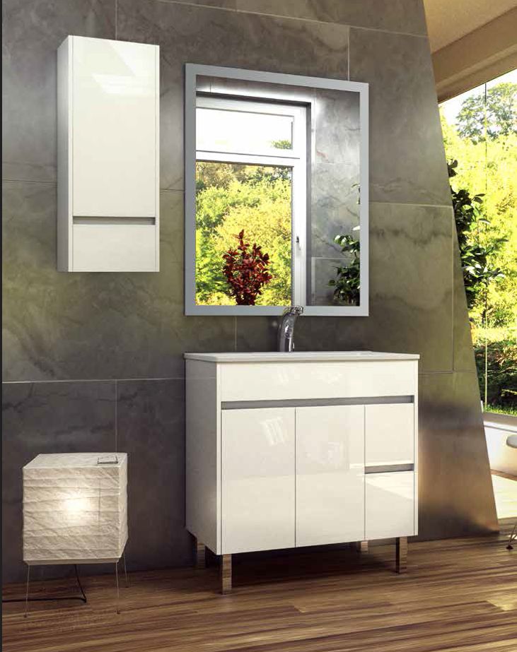 Mueble EGEO 80 Blanco Brillo