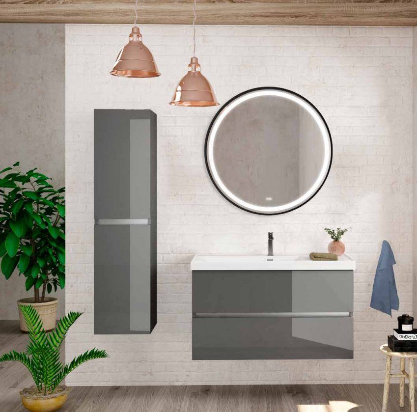 Mueble LONDRES 100 Gris Brillo