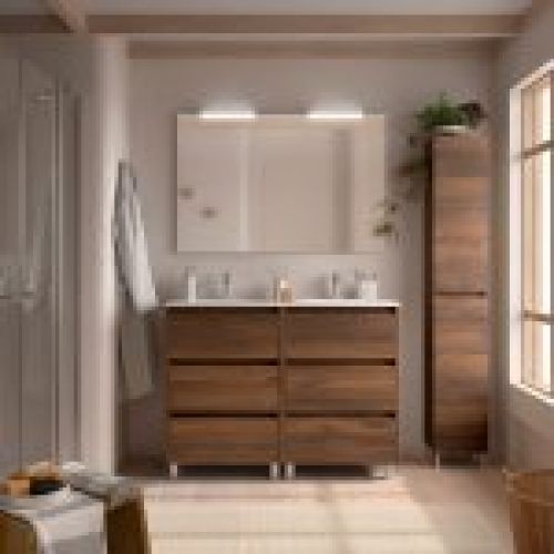 Mueble NOJA 120 (60+60) Nogal Maya