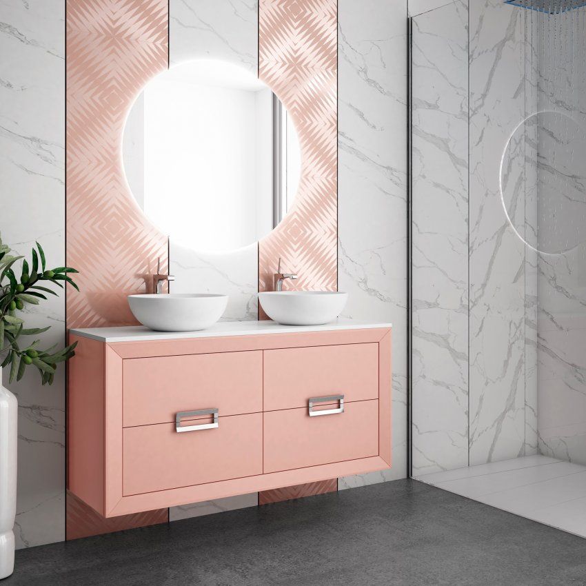 Mueble L GANT 120 Rosa Palo