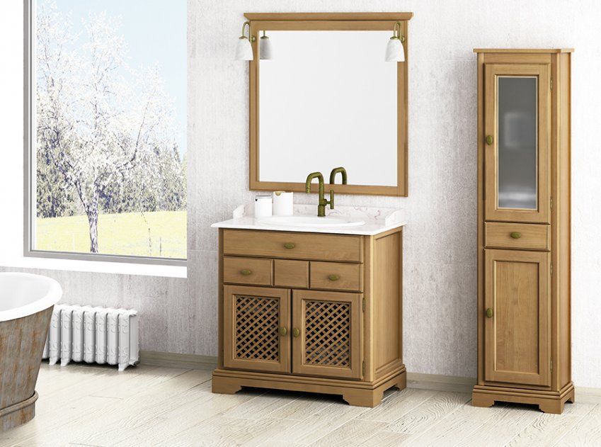 Mueble OPORTO 80 Nogal claro