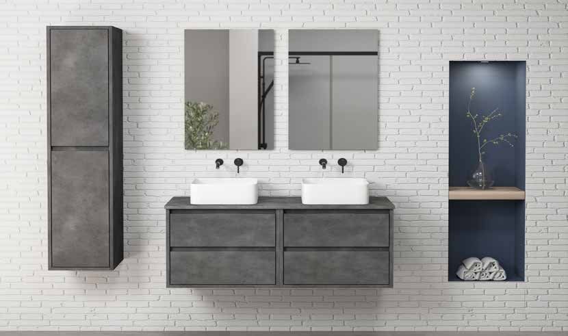 Mueble CANADÁ MODULAR 120 Cemento