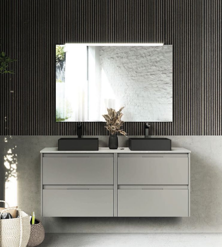 Mueble DROP 120 (60+60) Griss Mate