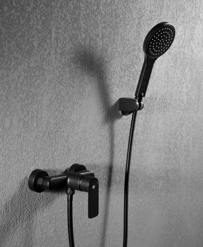 Grifo ducha monomando CASSIO NEGRO