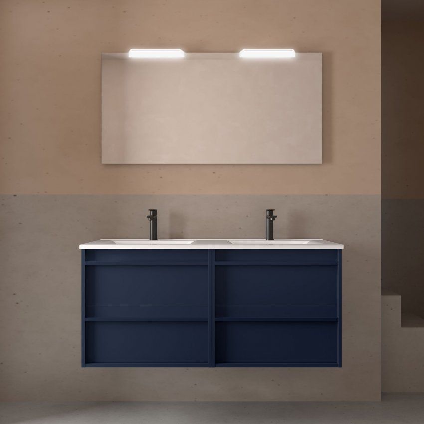 Mueble ATTILA 120 (60+60) Blue Satin