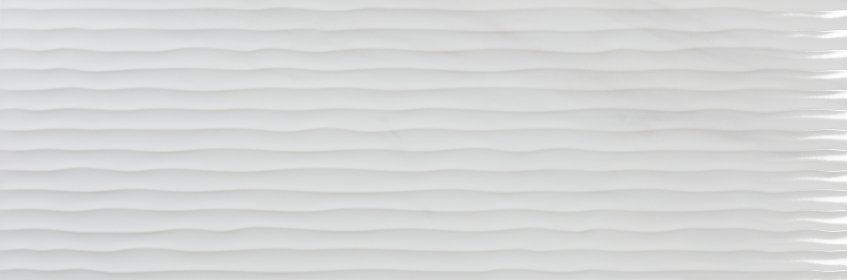 Azulejo rectificado 30x90 Relief Marwol White